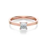 Pierścionek z różowego złota z diamentami AJPZ_001